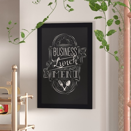 Flash Furniture 24 x 36 Black Magnetic Hanging Chalkboard HGWA-4GD-CRE8-172315-GG